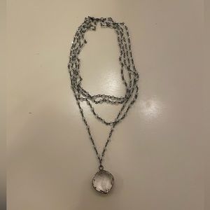 Raw & Rebellious Grey Crystal Choker